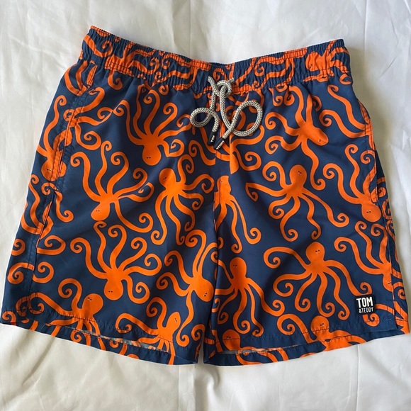 Tom & Teddy Octopus Swim Shorts - Picture 2 of 8
